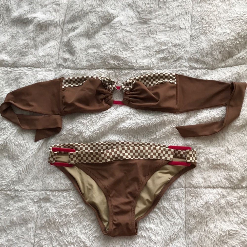 Victoria’s Secret Bandeau and matching bottoms